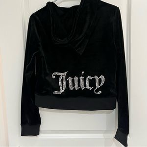 Juice Couture OG Big Bling Velour Hoodie